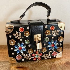 ALDO Embellished Box Purse (very good condition)